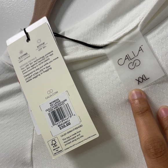 Women's White Crop Top - Picture 2 of 4